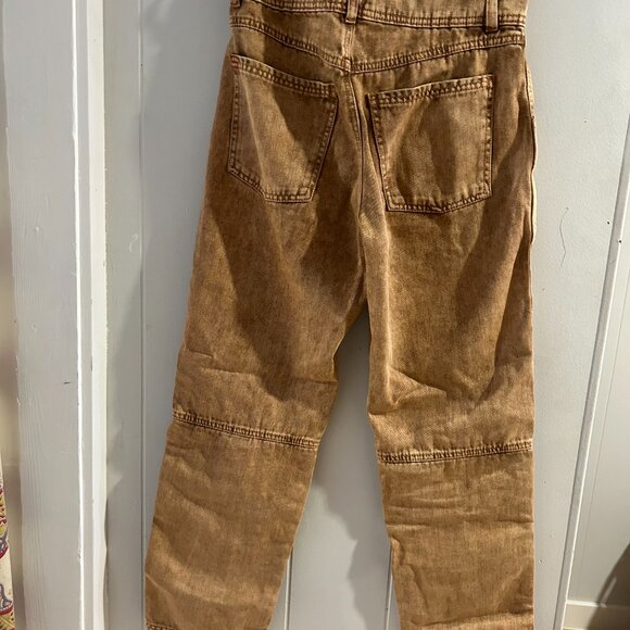 BDG Brown Acid Wash Jeans - Picture 2 of 3